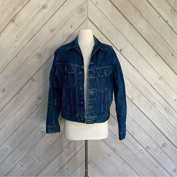 Lee Jackets & Coats Vintage Made In Usa Lee Denim Trucker Jacket